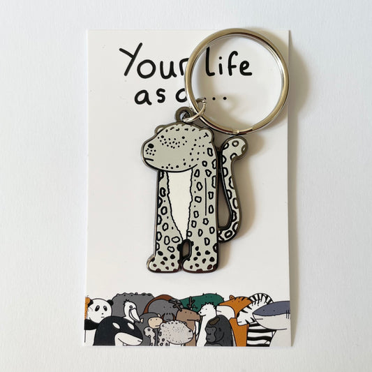Your Life as a Snow Leopard Keyring